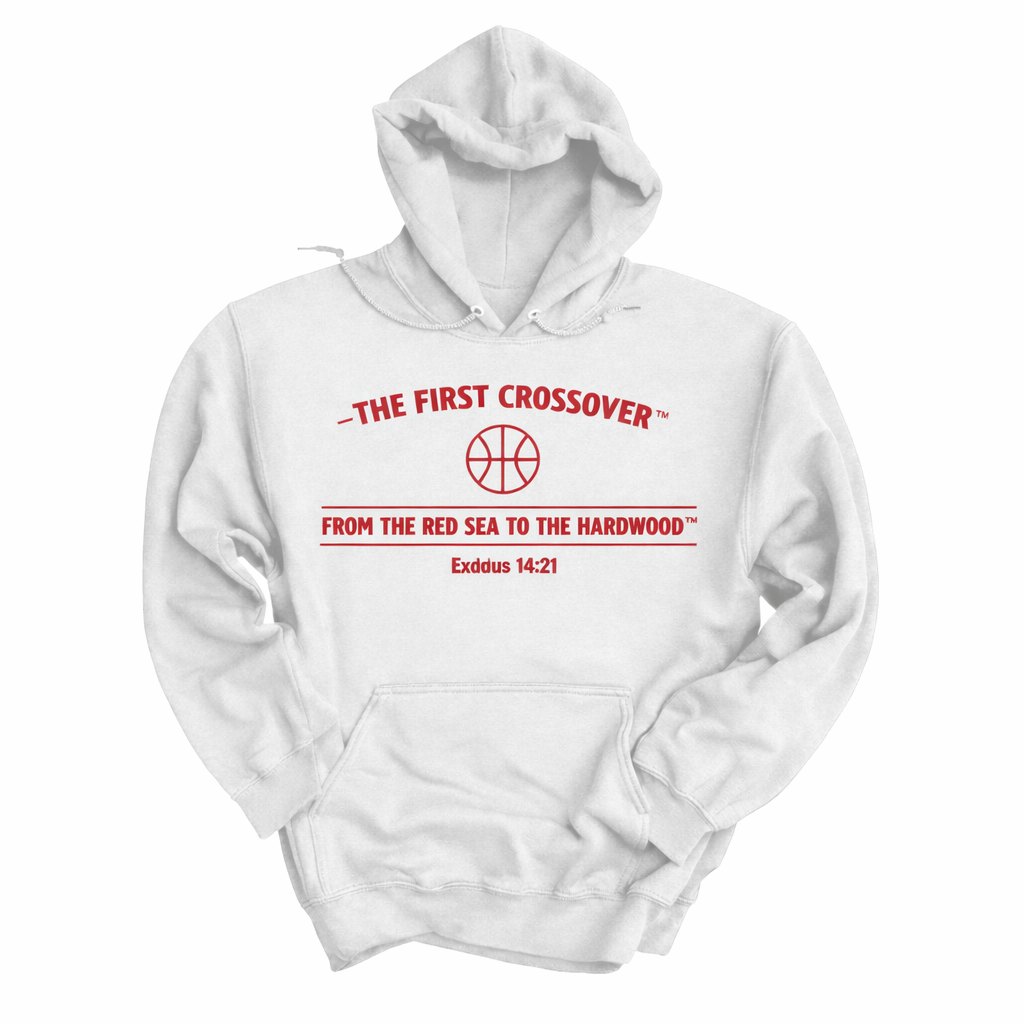 Christian Hoodie Red Sea Basketball | THE FIRST CROSSOVER™ | C.O.A.T.E.S.®