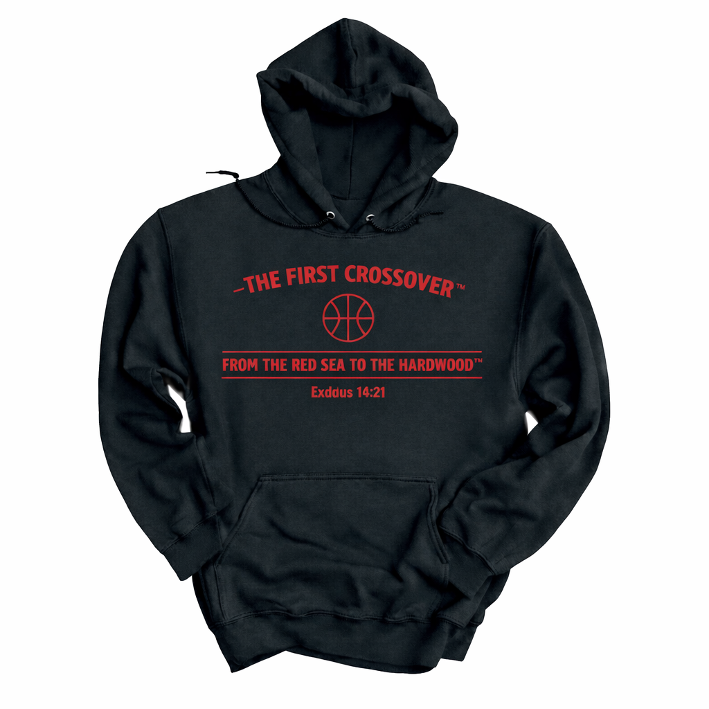 Christian Hoodie Red Sea Basketball | THE FIRST CROSSOVER™ | C.O.A.T.E.S.®